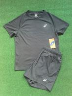 Asics short set black, Zwart, Nieuw, Overige maten, Ophalen of Verzenden