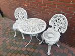 Tuinset - Tafel met 2 stoelen gietijzer, 2 zitplaatsen, Overige materialen, Gebruikt, Eettafel