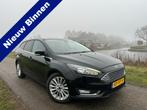 Ford FOCUS Wagon 1.0 126 PK Titanium Navi / Clima / Keyless, Auto's, Ford, 65 €/maand, Stof, Gebruikt, Zwart