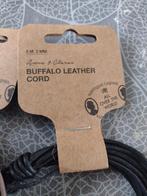 Buffulo leather cord. Nieuw, Hobby en Vrije tijd, Ophalen of Verzenden, Nieuw, Draad