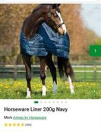Horseware liner 200 grams (6.9) maat 205, Dieren en Toebehoren, Ophalen of Verzenden, Zo goed als nieuw, Deken