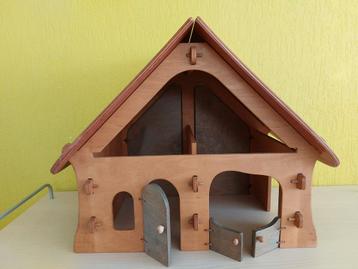 GROTE Vintage OSTHEIMER HOUTEN BOERDERIJ in perfecte staat! beschikbaar voor biedingen