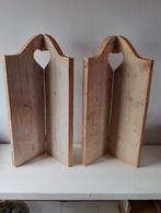 Set van twee steigerhouten raamluiken met Hart, Huis en Inrichting, Ophalen of Verzenden, Zo goed als nieuw