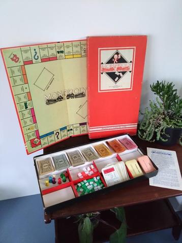 Monopoly "Super de Luxe" vintage bordspel Zeldzame versie beschikbaar voor biedingen