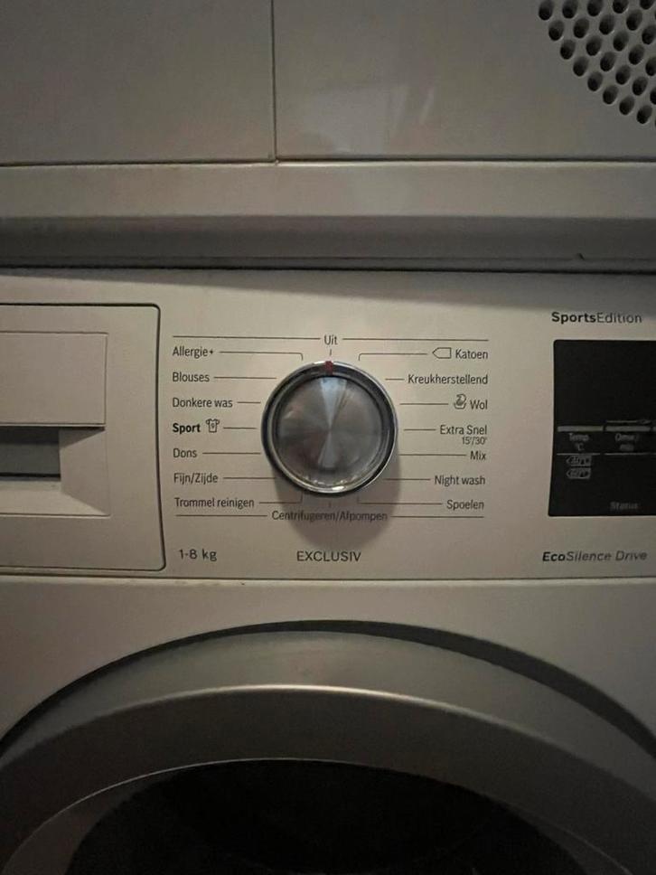 Bosch Wasmachine - Serie 6 - Exclusiv, Witgoed en Apparatuur, Wasmachines, Gebruikt, Voorlader, 6 tot 8 kg, 85 tot 90 cm, 1200 tot 1600 toeren
