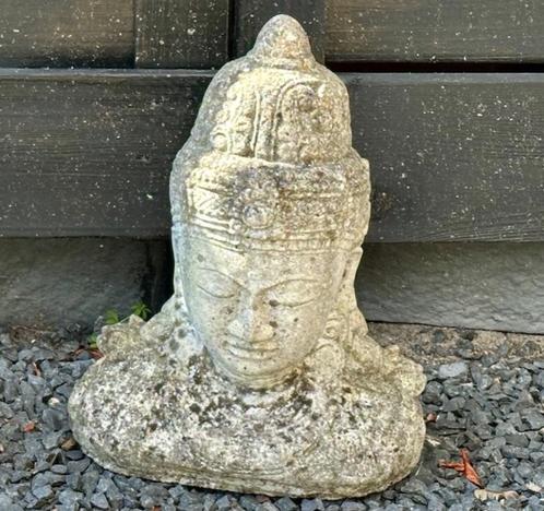Boeddha beelden, Tuin en Terras, Tuinbeelden, Gebruikt, Boeddhabeeld, Steen, Ophalen