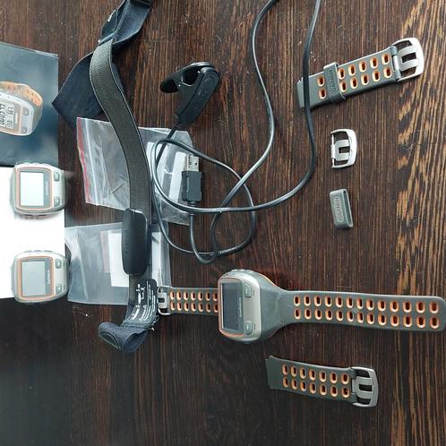Garmin Forerunner 310XT (3x), Sport en Fitness, Hartslagmeters, Gebruikt, Garmin, Met borstriem, Met loopsnelheid, Ophalen of Verzenden