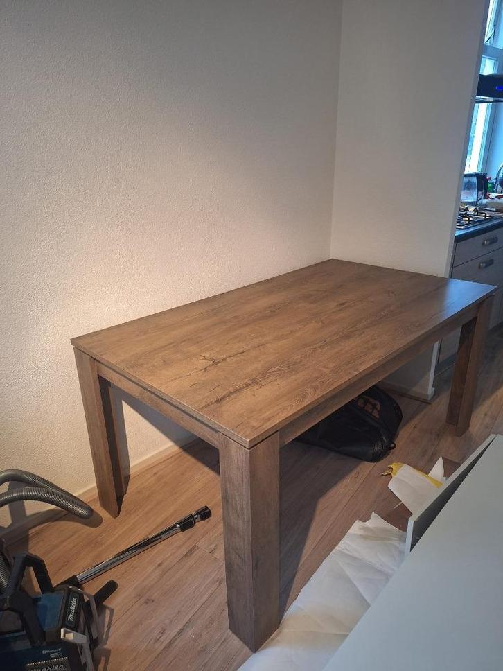 Tafel | Hout | Eettafel | Eetkamer | Modern | Jysk Vedde, Huis en Inrichting, Tafels | Eettafels, Zo goed als nieuw, 50 tot 100 cm
