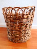 Rieten prullenmand - prullenbak -, Ophalen of Verzenden, Zo goed als nieuw, Riet, Minder dan 50 cm