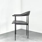 Stoelen Giancarlo Vengi Fasem model P40 vintage design, Huis en Inrichting, Stoelen, Ophalen, Zwart, Overige materialen, Drie