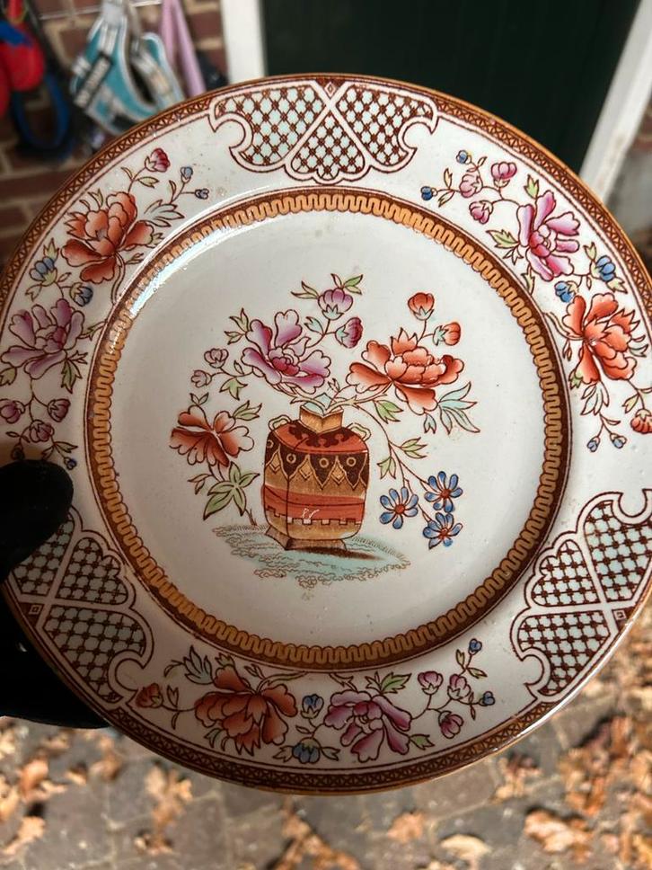 Petrus Regout Flora Borden - 19e Eeuw, Antiek en Kunst, Antiek | Wandborden en Tegels, Ophalen of Verzenden