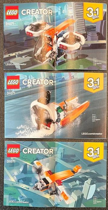 Lego Creator 3in1 no. 31071: Droneverkenner beschikbaar voor biedingen