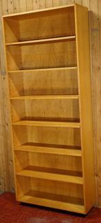 Bibliotheek Vintage Boekenkast Retro Winkelkast Mid Century, Met plank(en), Gebruikt, Retro, Brocante, Design, Vintage, Antiek, Curiosa, Art Deco