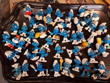 44 vintage Smurfen  beschikbaar voor biedingen