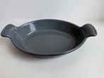Gietijzeren emaille ovenschaal zwart grijs, Overige materialen, Ophalen of Verzenden, Overige stijlen, Schaal of Schalen