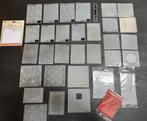 Embossing 3D mallen, 34 st diverse afmetingen, Ophalen, Gebruikt, Overige thema's, Pons of Mal