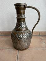 Antieke kan met handgravures, Ophalen of Verzenden