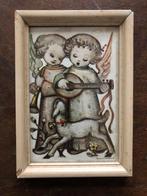 Vintage Hummel Engel Prent, Antiek en Kunst, Antiek | Religie, Ophalen of Verzenden