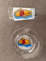 Winnie de pooh glas bord, Verzamelen, Disney, Verzenden, Winnie de Poeh of vrienden, Zo goed als nieuw, Servies
