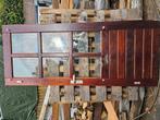 Hardhouten deur enkel glas 83 x 200, 80 tot 100 cm, Ophalen of Verzenden, 200 tot 215 cm, Glas