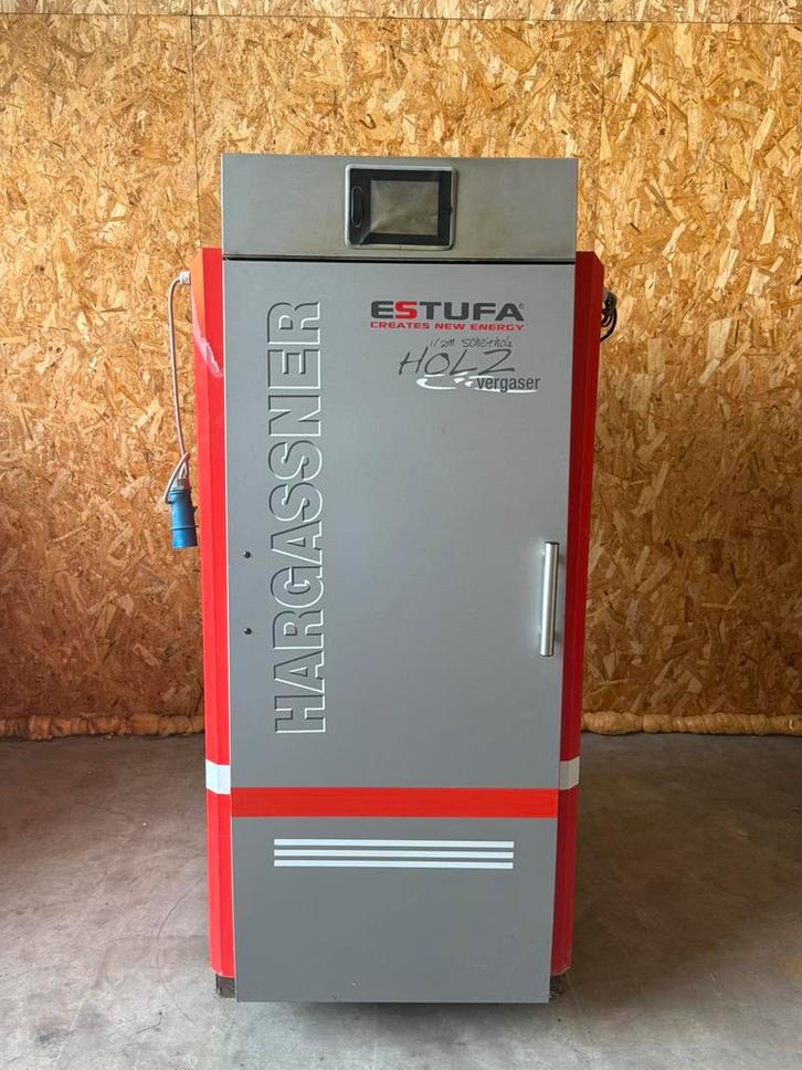 Cv Houtvergasser Hargassner 50kW, Huis en Inrichting, Kachels, Gebruikt, Vrijstaand, Houtkachel, Hout, Ophalen of Verzenden