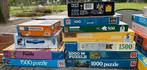 Partij puzzels te koop, Ophalen, 500 t/m 1500 stukjes, Gebruikt