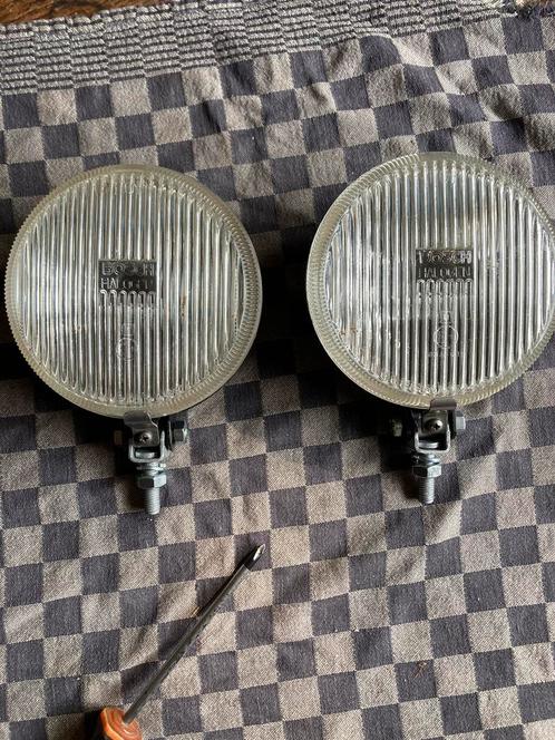 Oldtimer 2 Bosch witte mistlampen type 140, Auto-onderdelen, Verlichting, Gebruikt, Ophalen of Verzenden