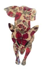 Broche vos lea stein design ontwerper, Ophalen of Verzenden, Zo goed als nieuw, Overige materialen