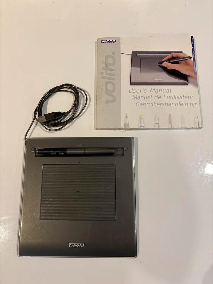 Wacom Volito Tekentablet - USB Aansluiting, Computers en Software, Tekentablets, Gebruikt, Bedraad, Ophalen