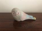 Houten vogel pastel ceruse, Ophalen of Verzenden