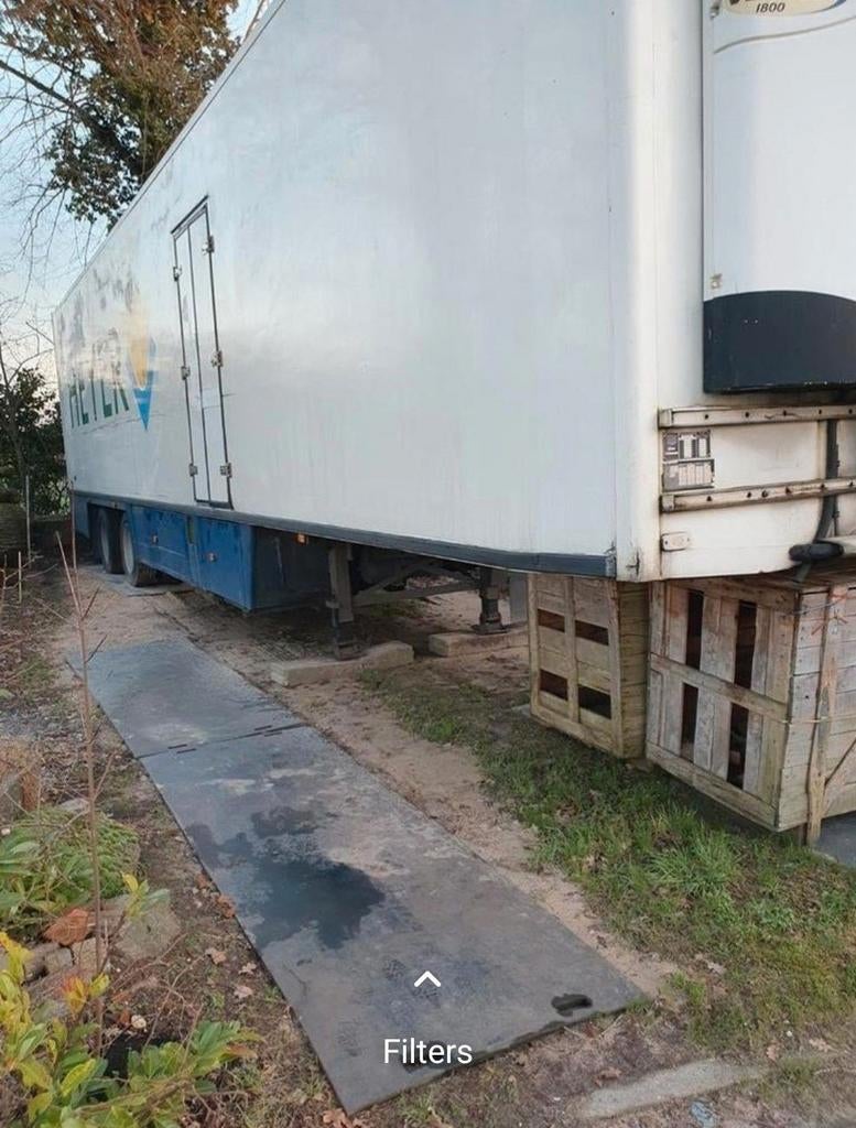 AANBIEDING ; Zwarte Cross oplegger, Keet-oplegger, Opslag, Opslag