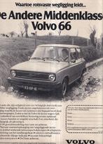 Retro reclame 1978 Volvo 66 auto als u doordenkt, Overige typen, Ophalen of Verzenden