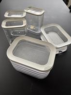 Mepal Rosti Bakjes kaas, vleeswaren voorraad, Ophalen of Verzenden, Gebruikt, Overige materialen, Pot, Bus of Blik