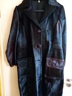 Winterjas, zwartbruine bontjas heren maat 48, rundervacht,, Kleding | Heren, Jassen | Winter, Ophalen of Verzenden, Gedragen, Maat 48/50 (M)