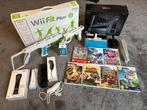 Nintendo Wii zwart met veel games en accessoires, Met 2 controllers, Ophalen of Verzenden, Zo goed als nieuw