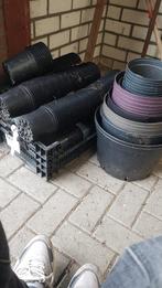 plastic bloempotten, Tuin en Terras, Bloempotten, Ophalen, Kunststof, Zo goed als nieuw, Overige vormen