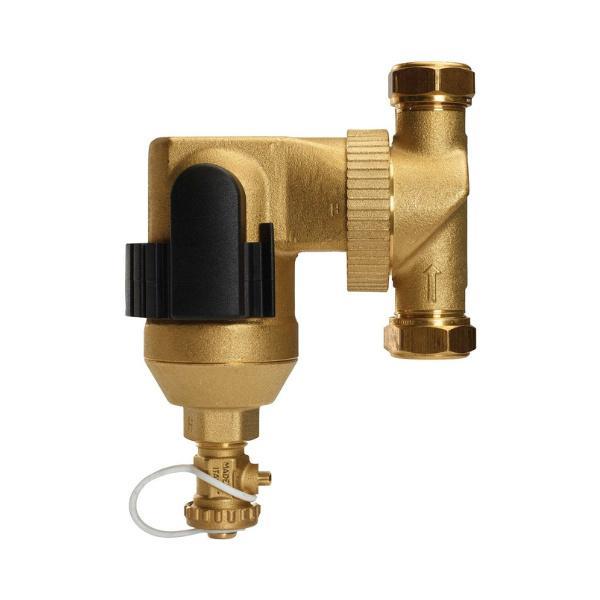 SpiroTrap vuilafscheider  + SpiroVent RV2 luchtafscheider, Doe-het-zelf en Verbouw, Verwarming en Radiatoren, Zo goed als nieuw