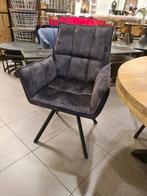 Nieuwe luxe eetkamerstoel draaibaar adore velvet antraciet, Huis en Inrichting, Stoelen, Ophalen, ., Nieuw, Vier