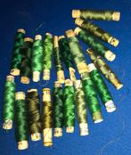 20 stuks Div Groene naaigaren garen, Ophalen, Gebruikt