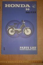 Honda PF 50 M onderdelen catalogus, Ophalen of Verzenden, Zo goed als nieuw