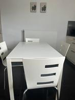 Tafel met vier stoelen, Ophalen, Gebruikt, 4 tot 6 stoelen