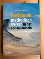 Basisboek methodisch werken in het sociaal domein, Nieuw, Alpha, Barbara Buijten, HBO