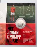 Johan Cruijff 5 EURO Zilver Proof 2017, Verzenden, Koningin Beatrix, Zilver, Euro's