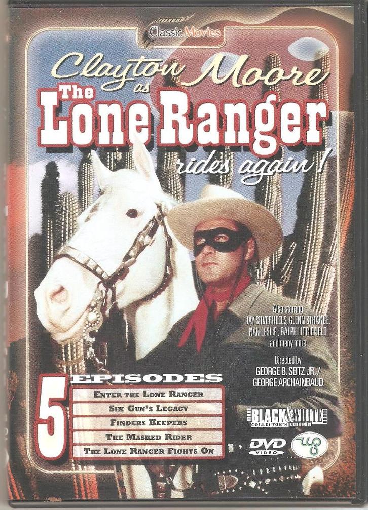 The Lone Ranger - Rides Again, Cd's en Dvd's, Dvd's | Tv en Series, Zo goed als nieuw, Actie en Avontuur, Vanaf 6 jaar, Ophalen of Verzenden