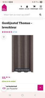 Nieuw gordijn op maat gemaakt en geïsoleerd 281 x 200, Ophalen, Nieuw, 200 cm of meer, 200 cm of meer