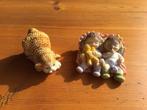 Beeldje - tweeling baby’s en kat, Ophalen of Verzenden, Zo goed als nieuw, Overige typen