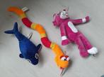Setje knuffels: dolfijn, slang en kat, Ophalen of Verzenden, Gebruikt, Overige typen