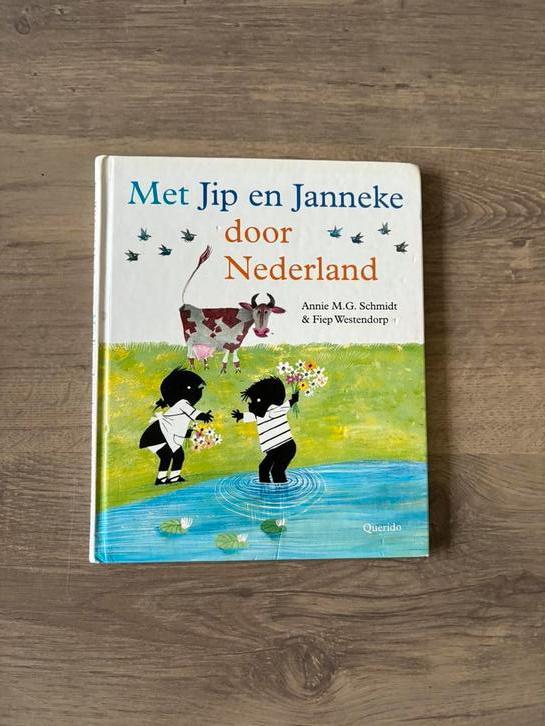 Annie M.G. Schmidt - Met Jip en Janneke door Nederland, Boeken, Kinderboeken | Jeugd | onder 10 jaar, Zo goed als nieuw, Fictie algemeen