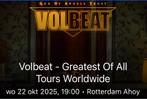 Ticket Volbeat Ahoy, Tickets en Kaartjes, Eén persoon