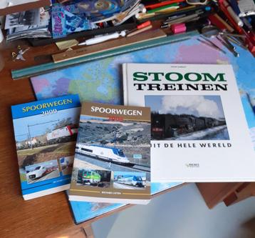 SPOORWEGEN - 3 Boeken  Eén: Stoomtreinen, beschikbaar voor biedingen